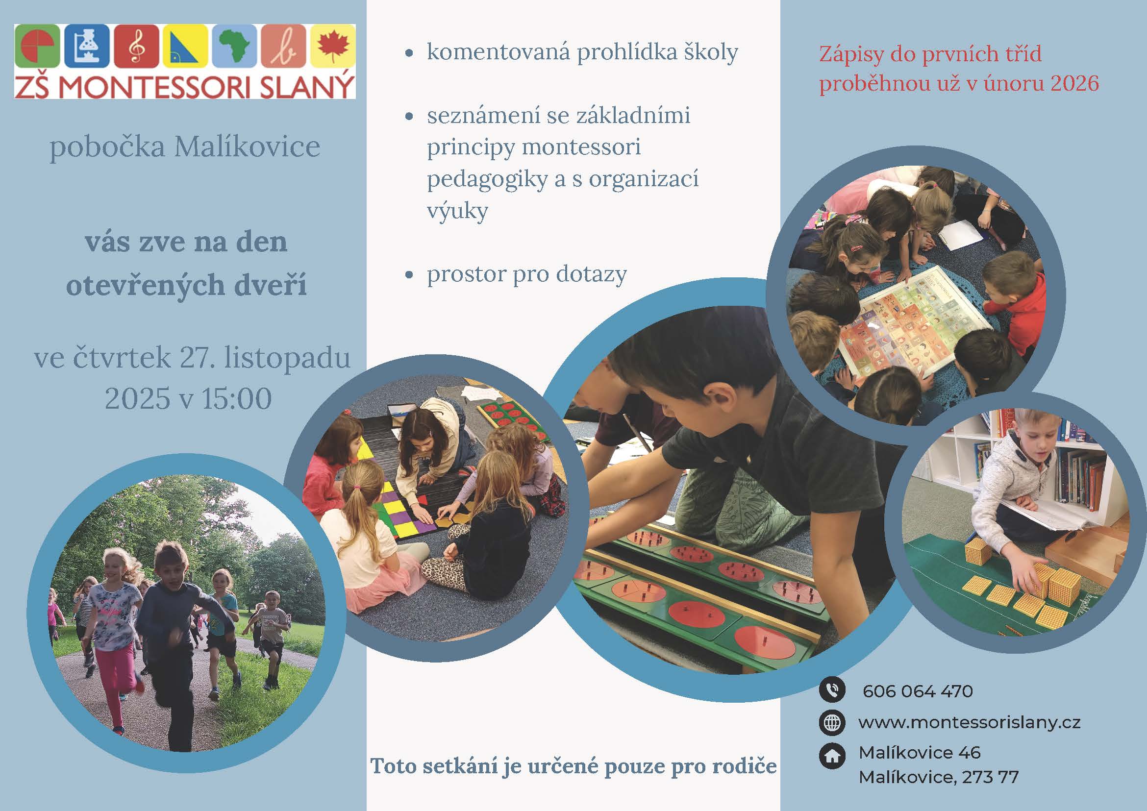 Pozvánka den otevřených dveří Malíkovice FINAL